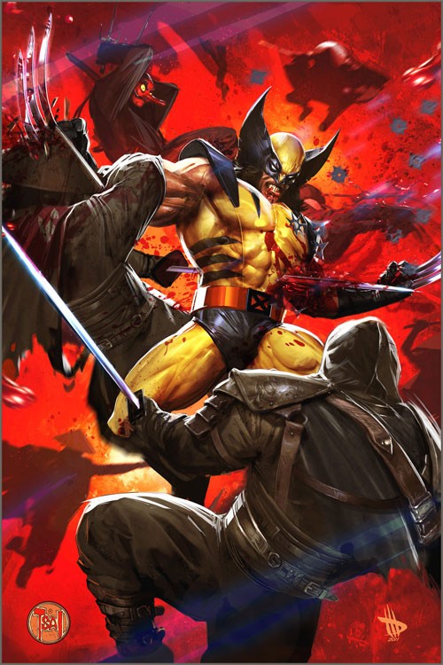 X战警人物插画: 金刚狼(Wolverine)