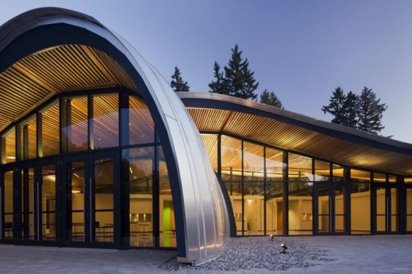 建筑欣赏：加拿大VanDusen植物园游客中心