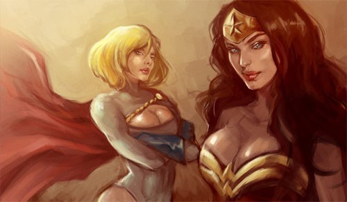 漫画英雄插画欣赏：神奇女侠 Wonder Woman (二)