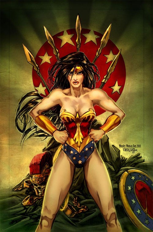 漫画英雄插画欣赏：神奇女侠 Wonder Woman (二)