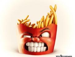 The Food Gang：Robert Hellmundt食品拟人角色插画