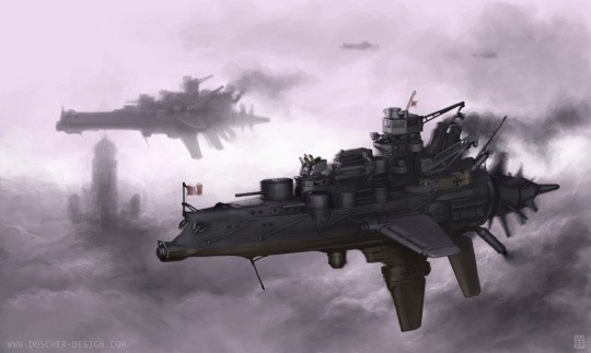 柴油朋克(Dieselpunk)风格插画欣赏