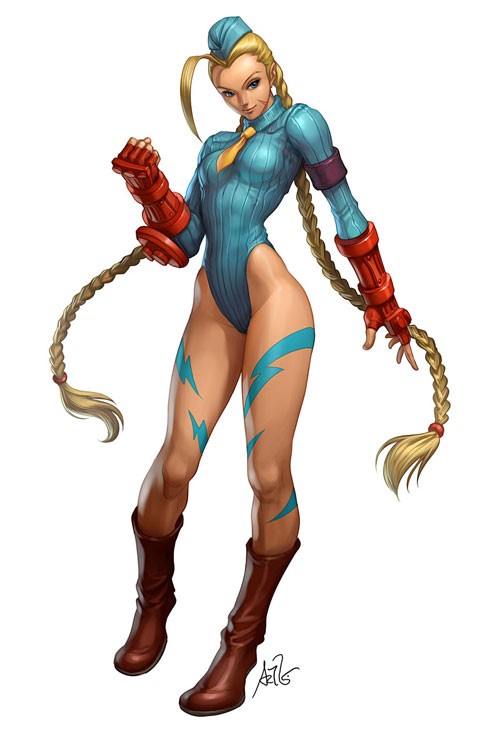 街霸游戏人物插画：Cammy