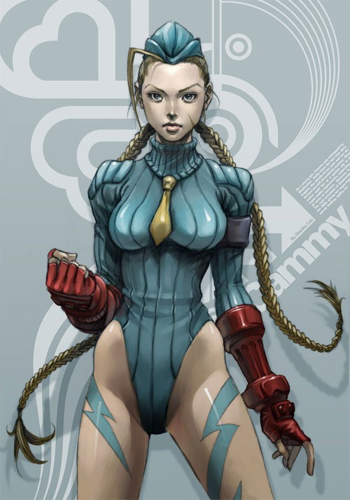 街霸游戏人物插画：Cammy