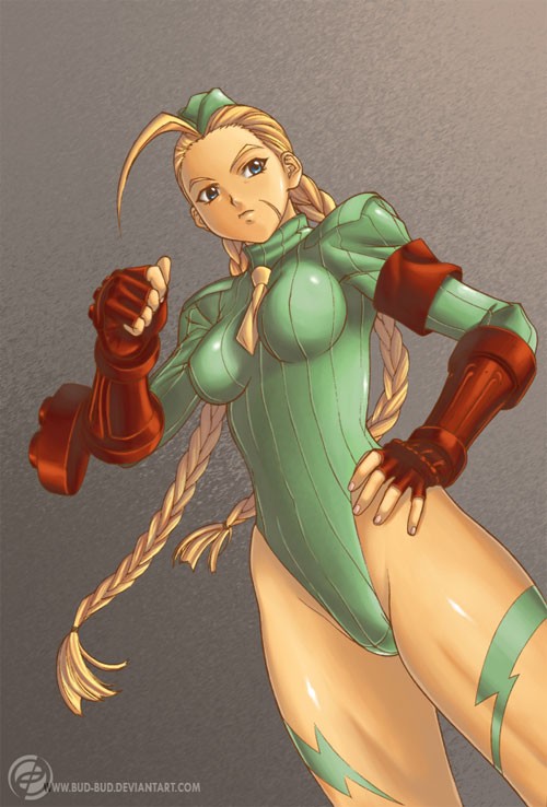 街霸游戏人物插画：Cammy