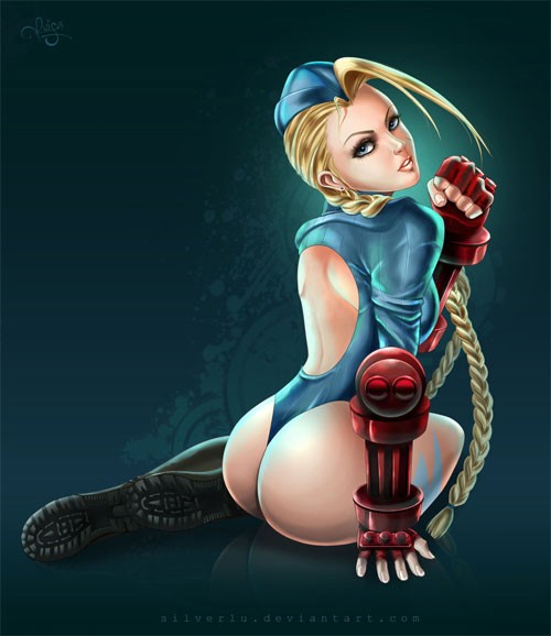 街霸游戏人物插画：Cammy