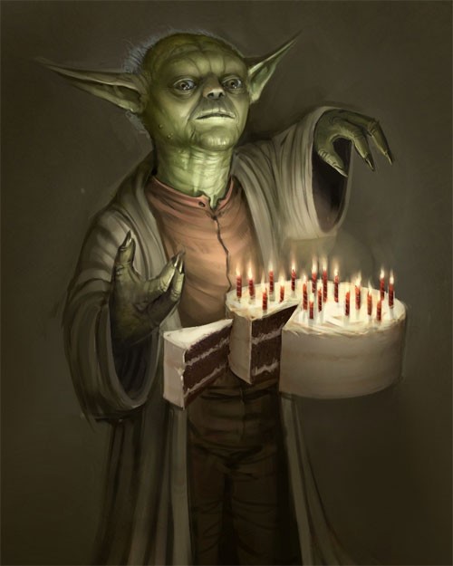 星球大战角色插画：尤达大师(Yoda)