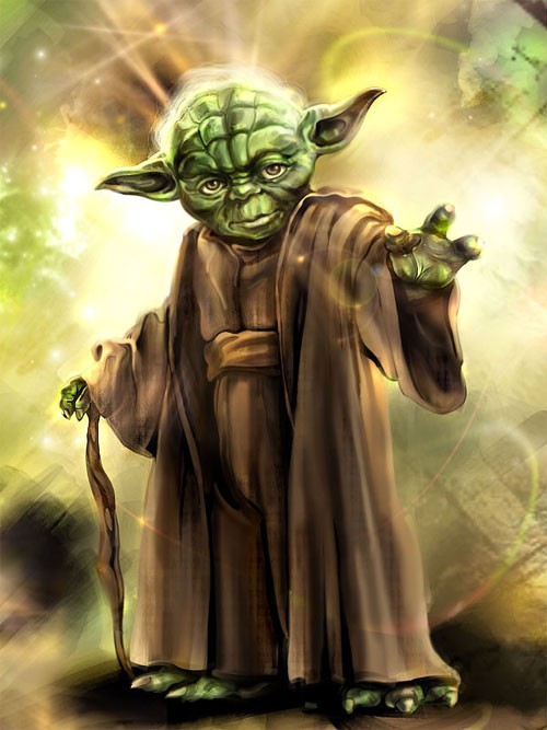 星球大战角色插画：尤达大师(Yoda)