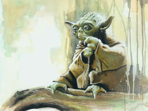 星球大战角色插画：尤达大师(Yoda)