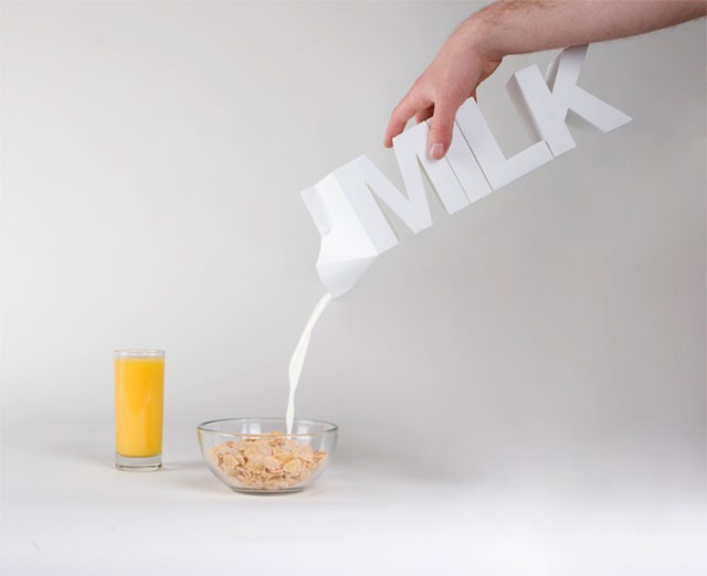 70款创意牛奶包装设计