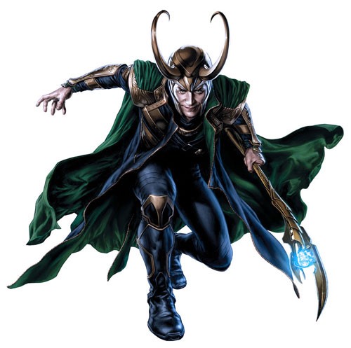 Marvel漫画人物: 邪神洛基(Loki)插画欣赏