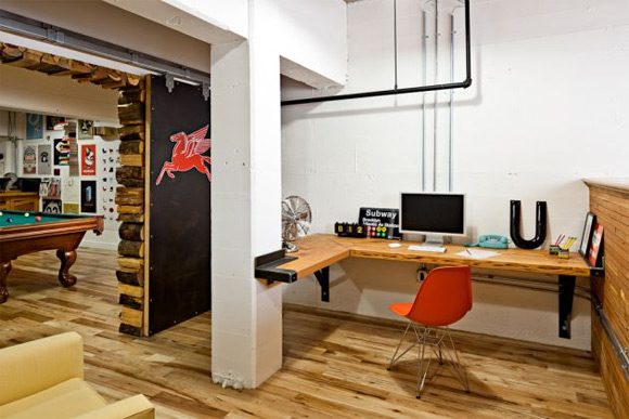 木制材料的运用：办公室设计欣赏