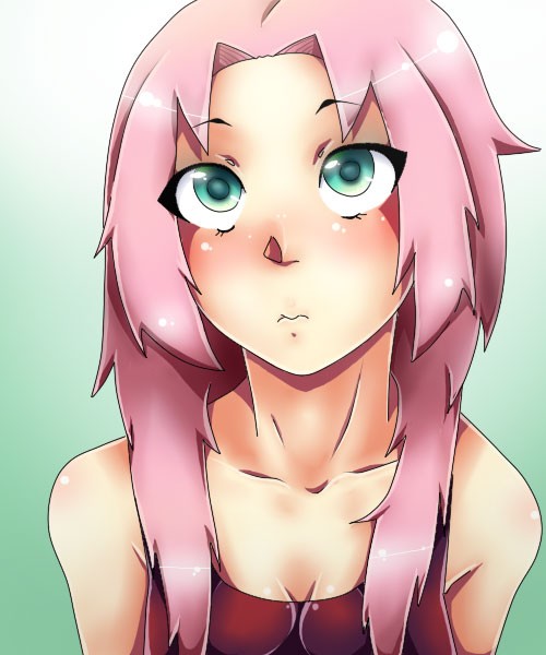 火影忍者NARUTO人物插画：Sakura Haruno