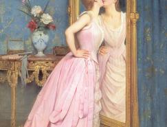 Auguste Toulmouche人物油画作品