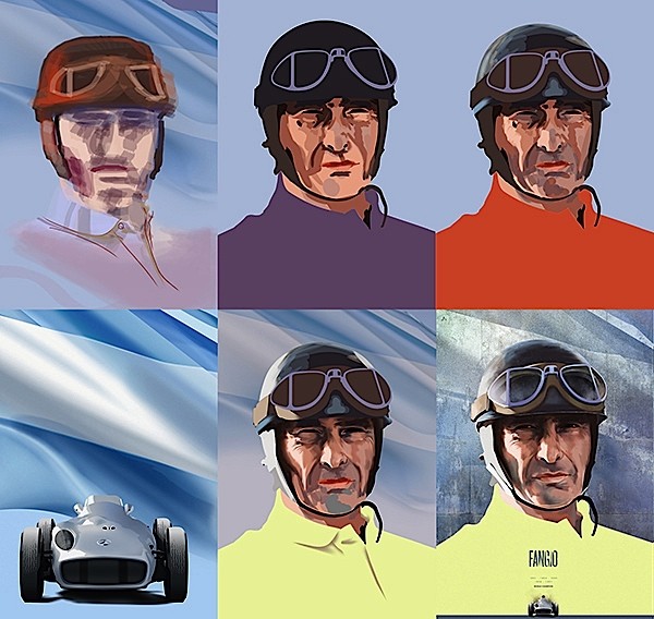 著名的F1赛车手插画欣赏
