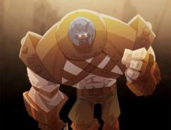 Marvel漫画人物:红坦克(Juggernaut)插画欣赏