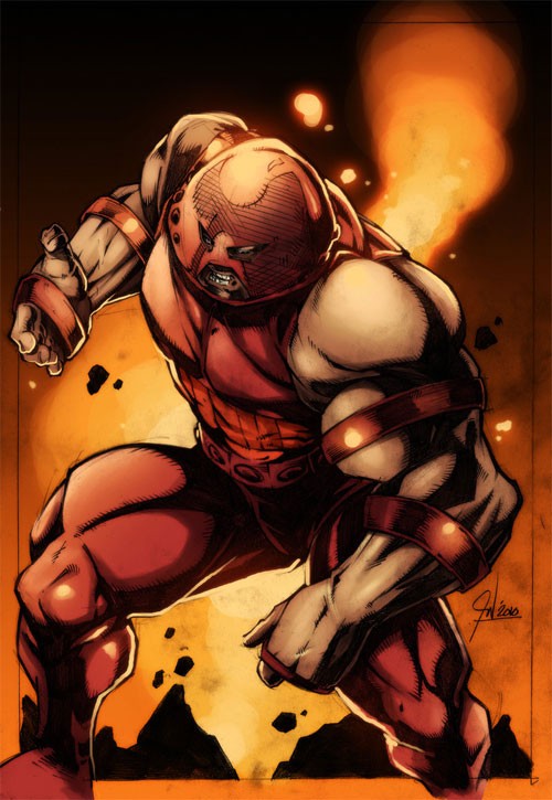 Marvel漫画人物: 红坦克(Juggernaut)插画欣赏