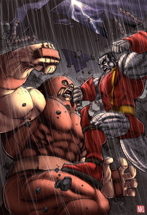 Marvel漫画人物: 红坦克(Juggernaut)插画欣赏