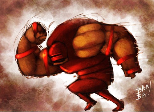 Marvel漫画人物: 红坦克(Juggernaut)插画欣赏