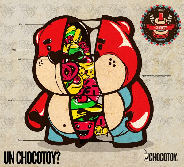 CHOCOTOY可爱卡通插画