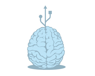 标志设计元素运用实例：大脑