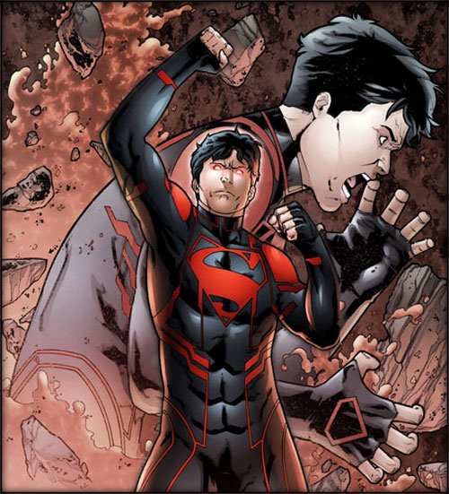 DC漫画英雄人物插画：Superboy