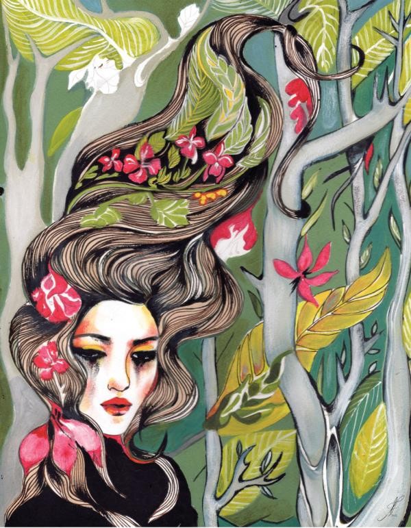 Felicia Atanasiu人物插画欣赏