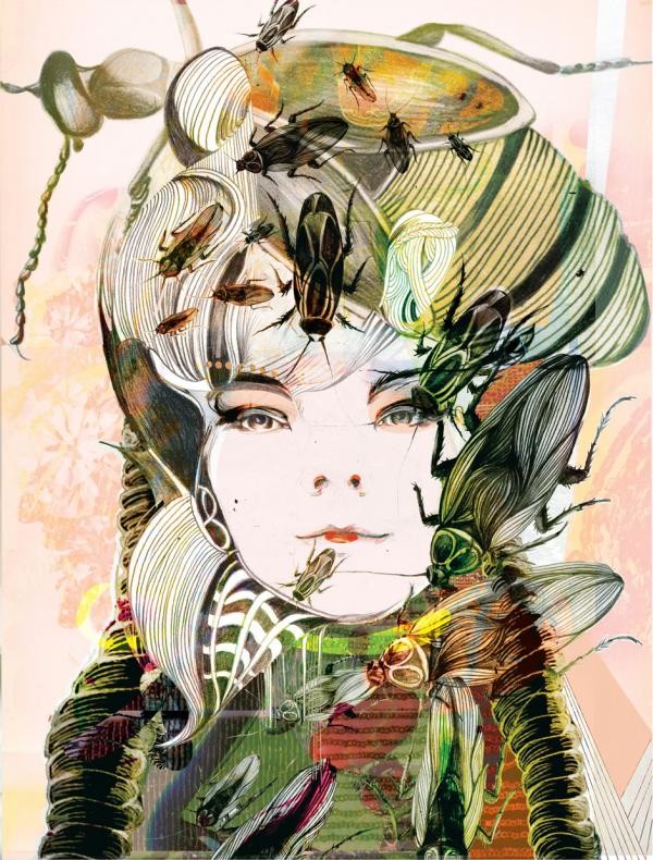 Felicia Atanasiu人物插画欣赏