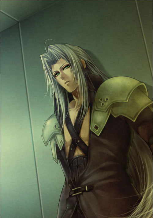 最终幻想7角色插画：萨菲罗斯（Sephiroth）