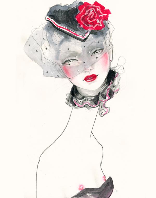 Joshua&nbsp;David&nbsp;McKenney时尚人物插画