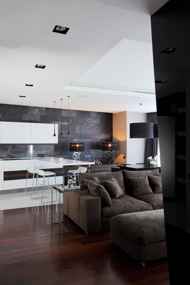 Geometrix&nbsp;Design:&nbsp;莫斯科公寓设计