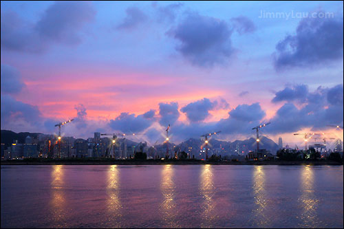 利用滤镜给夜景灯光增加星光效果