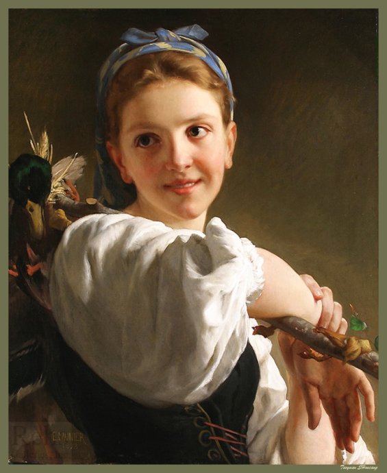 法国学院派画家Emile Munier (1840 - 1895)作品欣赏