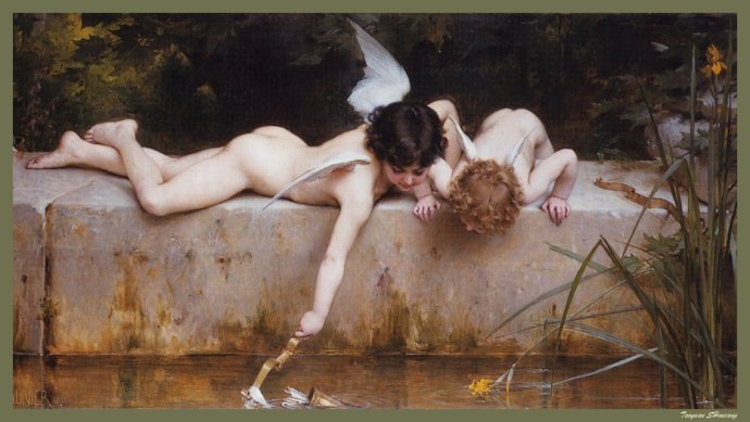 法国学院派画家Emile Munier (1840 - 1895)作品欣赏