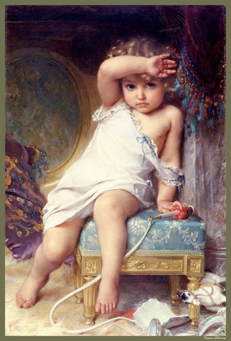 法国学院派画家Emile Munier (1840 - 1895)作品欣赏