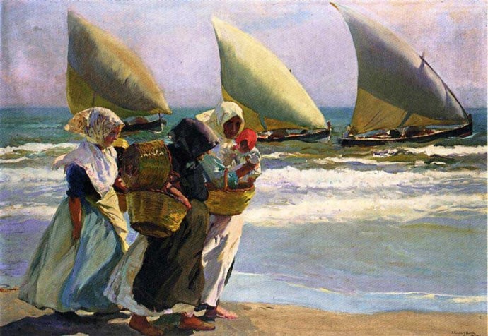 西班牙印象派画家: Joaquín Sorolla y Bastida