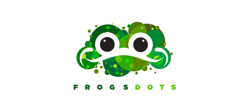 标志设计元素运用实例：青蛙(二)