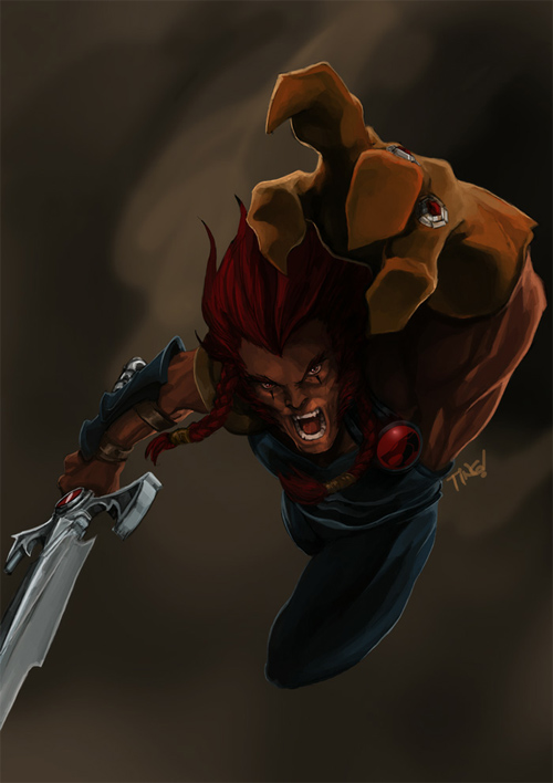 经典卡通人物插画：Thundercats 霹雳猫