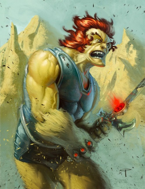 经典卡通人物插画：Thundercats 霹雳猫