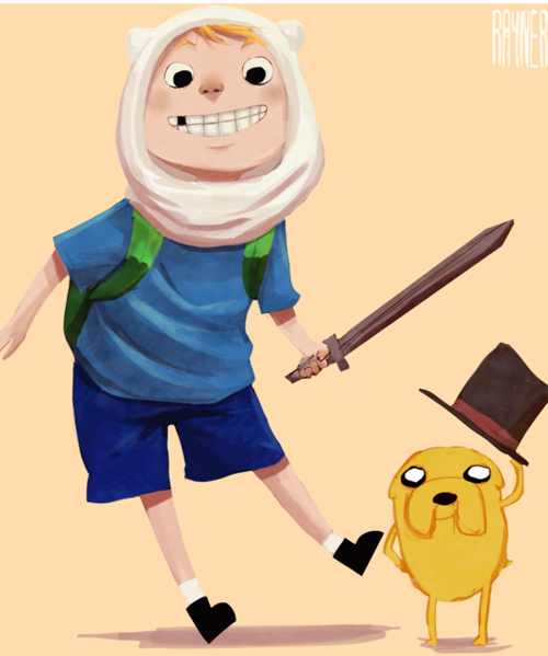 卡通漫画欣赏：探险活宝(Adventure time)