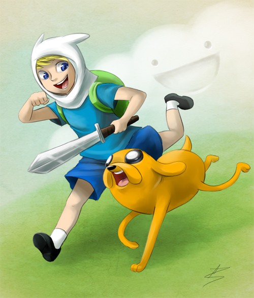 卡通漫画欣赏：探险活宝(Adventure time)