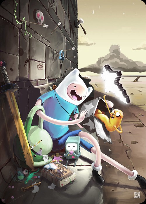 卡通漫画欣赏：探险活宝(Adventure time)