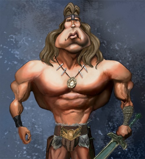 插画人物欣赏：Conan the Barbarian(野蛮人柯南)