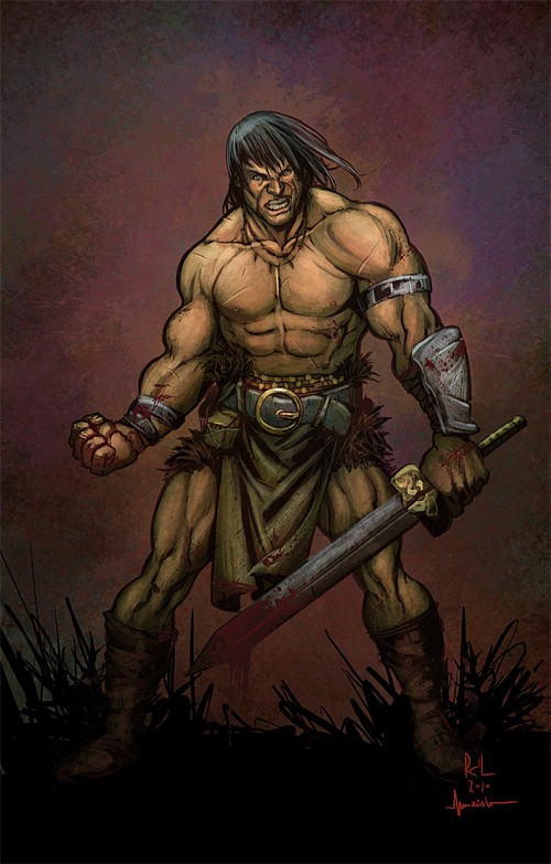 插画人物欣赏：Conan the Barbarian(野蛮人柯南)