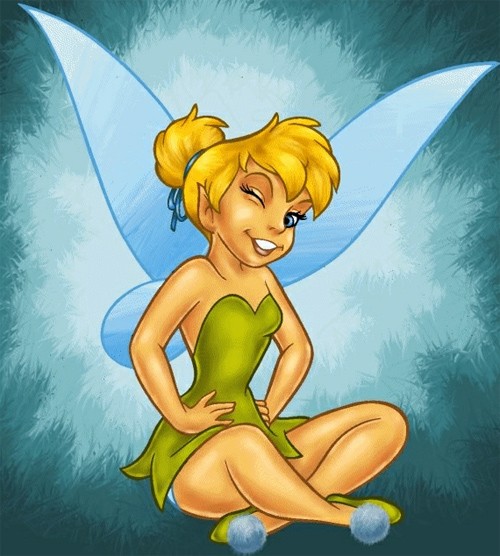 迪斯尼卡通人物插画：奇妙仙子(Tinker Bell)