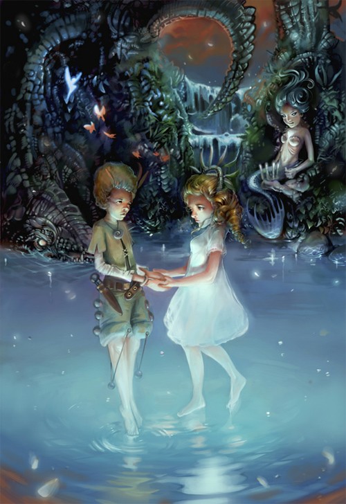 动漫人物插画欣赏：彼得·潘(Peter Pan)