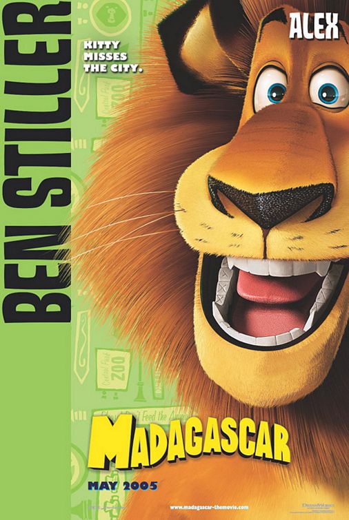 电影海报欣赏：马达加斯加(Madagascar)