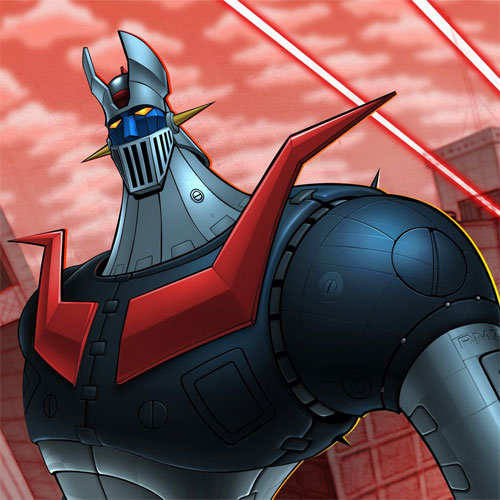 漫画人物插画：铁甲万能侠(Mazinger Z)