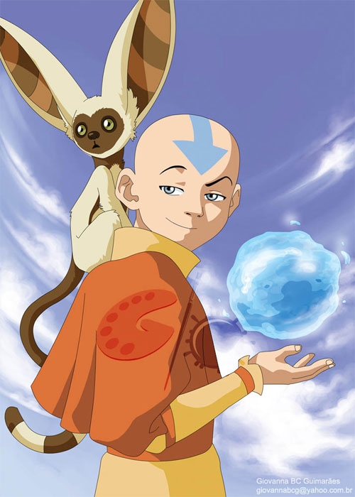 《降世神通：最后的气宗》动漫人物插画：Aang