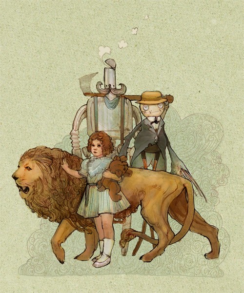 绿野仙踪(Wizard of Oz)角色插画欣赏